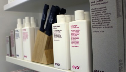evo hair products at escape